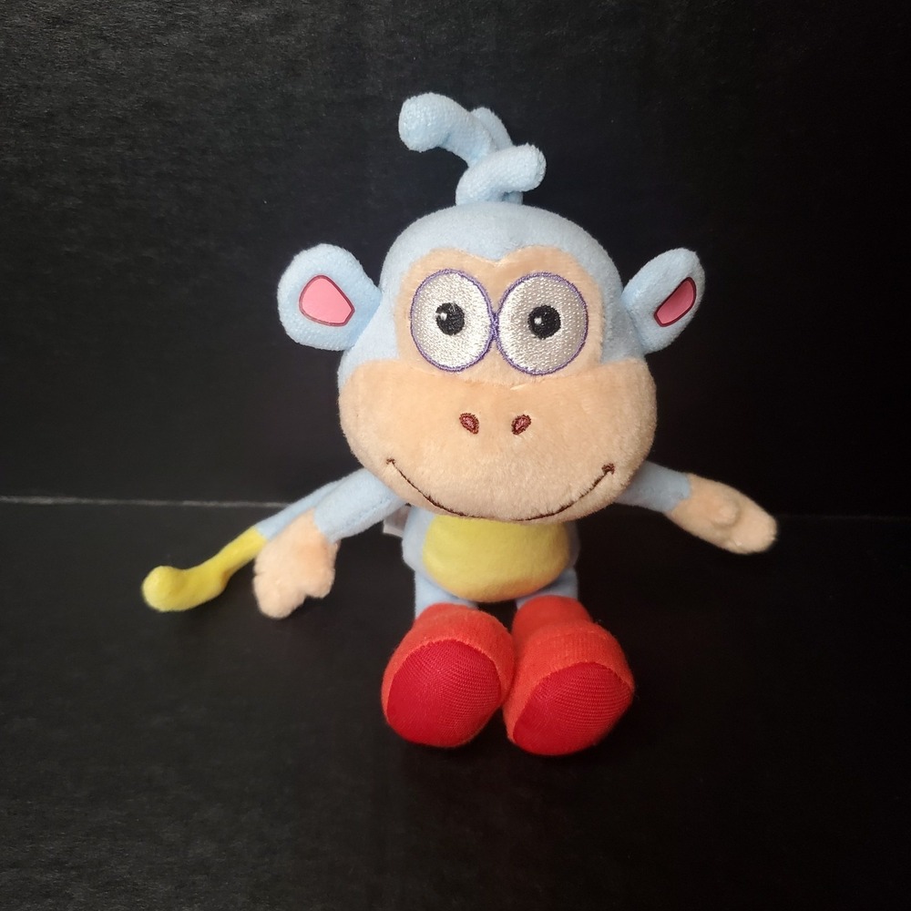 TY Beanie Babies Dora The Explorer BOOTS The Monkey Plush 7" Small Doll